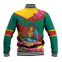 Personalized Grenada Independence Day 1974 Baseball Jacket La Gwinad Dove Armadillo Together - Wonder Print Shop