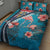 Turks and Caicos Islands Flamingo Quilt Bed Set Zipper Stylized