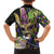 Personalized Mardi Gras Alligator Kid Hawaiian Shirt Colorful Zipper Stylized