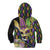 Personalized Mardi Gras Alligator Kid Hoodie Colorful Zipper Stylized