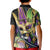 Personalized Mardi Gras Alligator Kid Polo Shirt Colorful Zipper Stylized