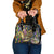 Mardi Gras Alligator Shoulder Handbag Colorful Zipper Stylized