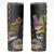 Personalized Mardi Gras Alligator Skinny Tumbler Colorful Zipper Stylized