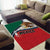 Mexico Flag Day Area Rug Mexican Coat Of Arms Zipper Stylized