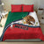 Mexico Flag Day Bedding Set Mexican Coat Of Arms Zipper Stylized