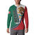 Personalized Mexico Flag Day Button Sweatshirt Mexican Coat Of Arms Zipper Stylized