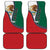 Mexico Flag Day Car Mats Mexican Coat Of Arms Zipper Stylized