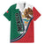 Personalized Mexico Flag Day Family Matching Mermaid Dress and Hawaiian Shirt Mexican Coat Of Arms Zipper Stylized