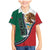 Personalized Mexico Flag Day Family Matching Mermaid Dress and Hawaiian Shirt Mexican Coat Of Arms Zipper Stylized