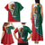 Personalized Mexico Flag Day Family Matching Tank Maxi Dress and Hawaiian Shirt Mexican Coat Of Arms Zipper Stylized