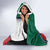 Mexico Flag Day Hooded Blanket Mexican Coat Of Arms Zipper Stylized