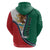 Personalized Mexico Flag Day Hoodie Mexican Coat Of Arms Zipper Stylized