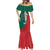 Personalized Mexico Flag Day Mermaid Dress Mexican Coat Of Arms Zipper Stylized