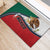 Mexico Flag Day Rubber Doormat Mexican Coat Of Arms Zipper Stylized