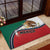 Mexico Flag Day Rubber Doormat Mexican Coat Of Arms Zipper Stylized