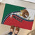 Mexico Flag Day Rubber Doormat Mexican Coat Of Arms Zipper Stylized