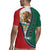 Personalized Mexico Flag Day Rugby Jersey Mexican Coat Of Arms Zipper Stylized