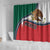 Mexico Flag Day Shower Curtain Mexican Coat Of Arms Zipper Stylized