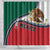 Mexico Flag Day Shower Curtain Mexican Coat Of Arms Zipper Stylized