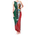 Personalized Mexico Flag Day Tank Maxi Dress Mexican Coat Of Arms Zipper Stylized