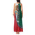 Personalized Mexico Flag Day Tank Maxi Dress Mexican Coat Of Arms Zipper Stylized