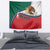 Mexico Flag Day Tapestry Mexican Coat Of Arms Zipper Stylized