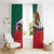 Mexico Flag Day Window Curtain Mexican Coat Of Arms Zipper Stylized