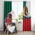 Mexico Flag Day Window Curtain Mexican Coat Of Arms Zipper Stylized