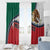 Mexico Flag Day Window Curtain Mexican Coat Of Arms Zipper Stylized