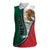 Personalized Mexico Flag Day Women Sleeveless Polo Shirt Mexican Coat Of Arms Zipper Stylized