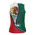 Personalized Mexico Flag Day Women Sleeveless Polo Shirt Mexican Coat Of Arms Zipper Stylized