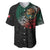 Mexican Aztec Circle Baseball Jersey Flag Color Unique Style