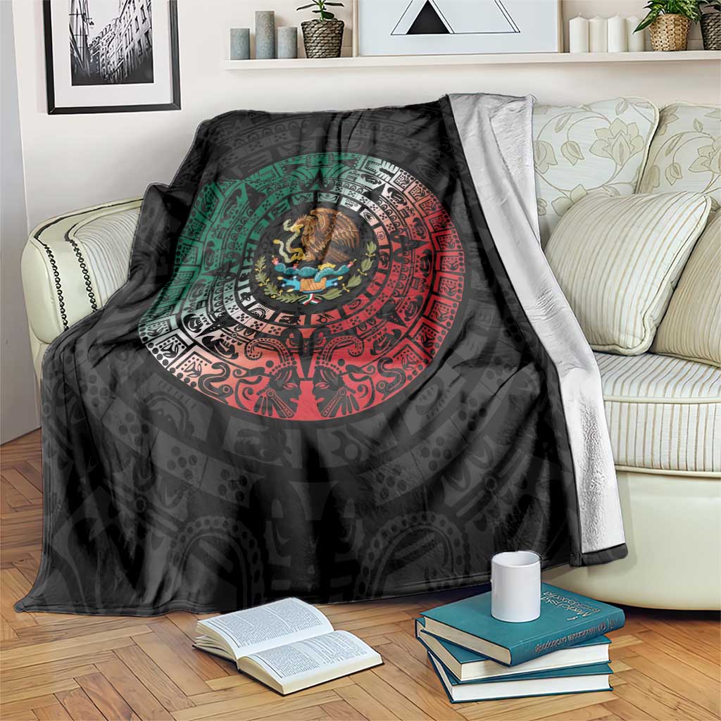 Mexican Aztec Circle Blanket Flag Color Unique Style