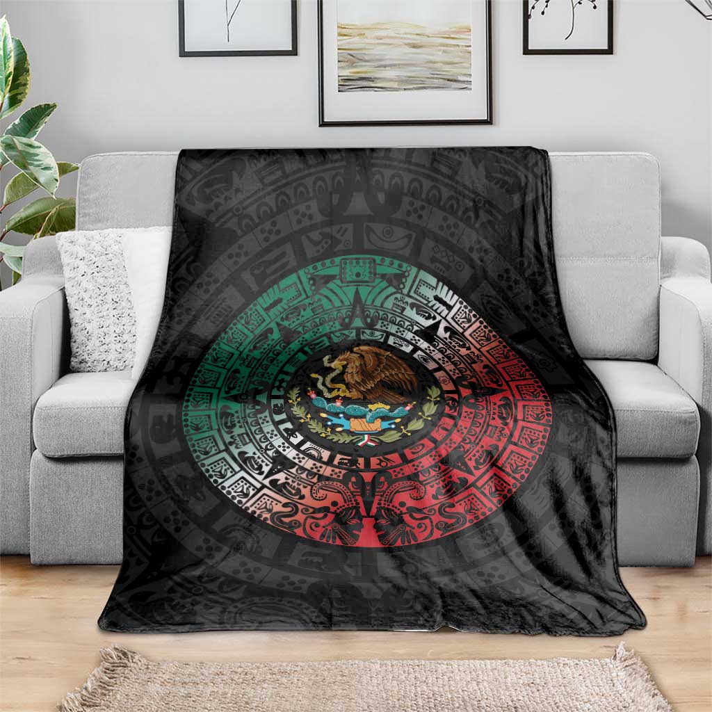 Mexican Aztec Circle Blanket Flag Color Unique Style
