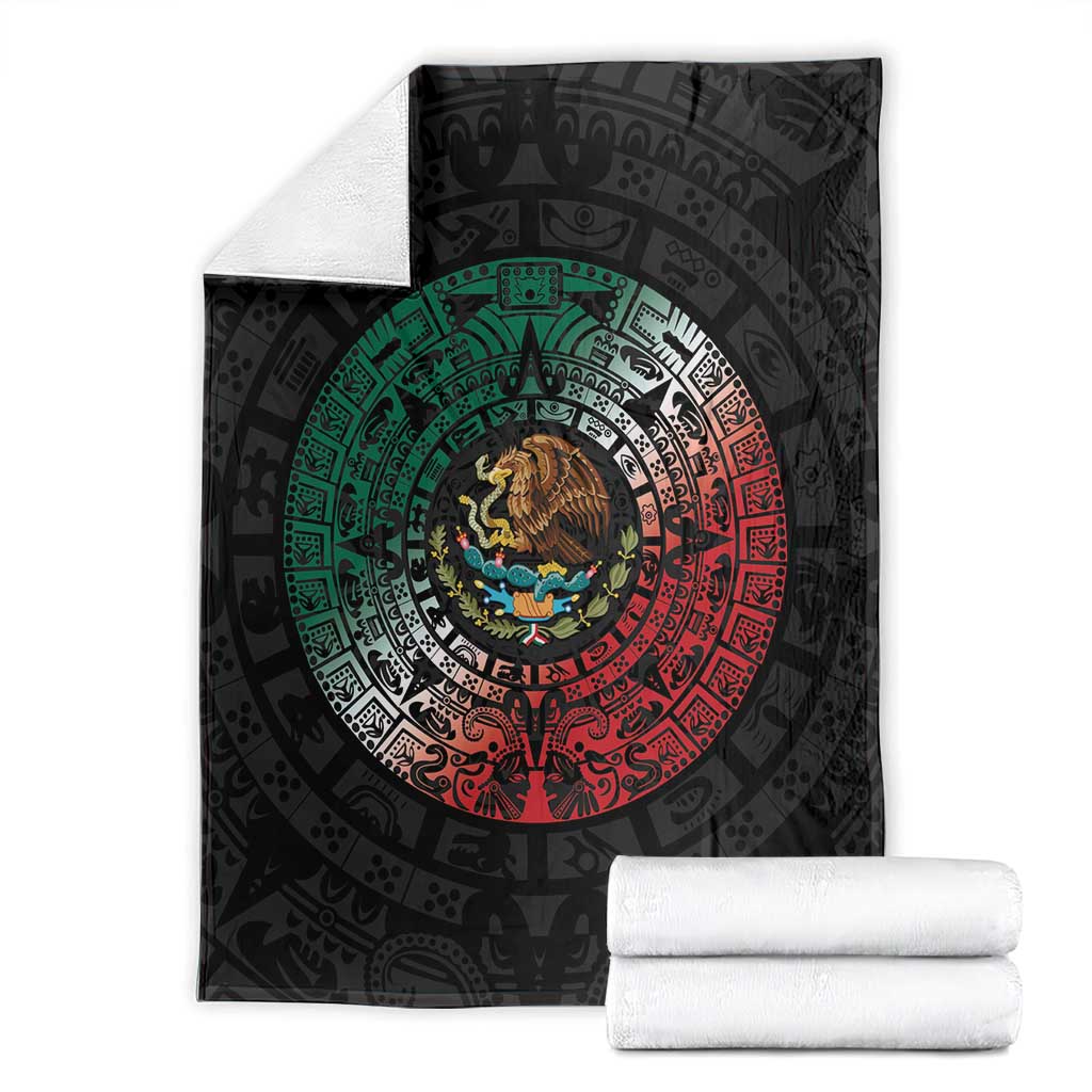 Mexican Aztec Circle Blanket Flag Color Unique Style