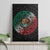 Mexican Aztec Circle Canvas Wall Art Flag Color Unique Style