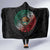 Mexican Aztec Circle Hooded Blanket Flag Color Unique Style