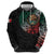 Mexican Aztec Circle Hoodie Flag Color Unique Style