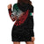 Mexican Aztec Circle Hoodie Dress Flag Color Unique Style