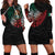 Mexican Aztec Circle Hoodie Dress Flag Color Unique Style