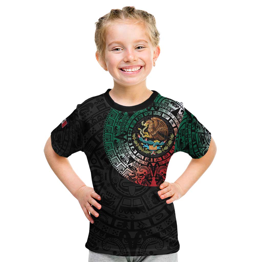 Mexican Aztec Circle Kid T Shirt Flag Color Unique Style