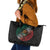 Mexican Aztec Circle Leather Tote Bag Flag Color Unique Style