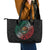 Mexican Aztec Circle Leather Tote Bag Flag Color Unique Style