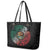 Mexican Aztec Circle Leather Tote Bag Flag Color Unique Style