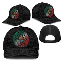 Mexican Aztec Sun Mesh Trucker Cap Flag Color Unique Style - Wonder Print Shop