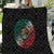 Mexican Aztec Circle Quilt Flag Color Unique Style