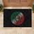 Mexican Aztec Circle Rubber Doormat Flag Color Unique Style