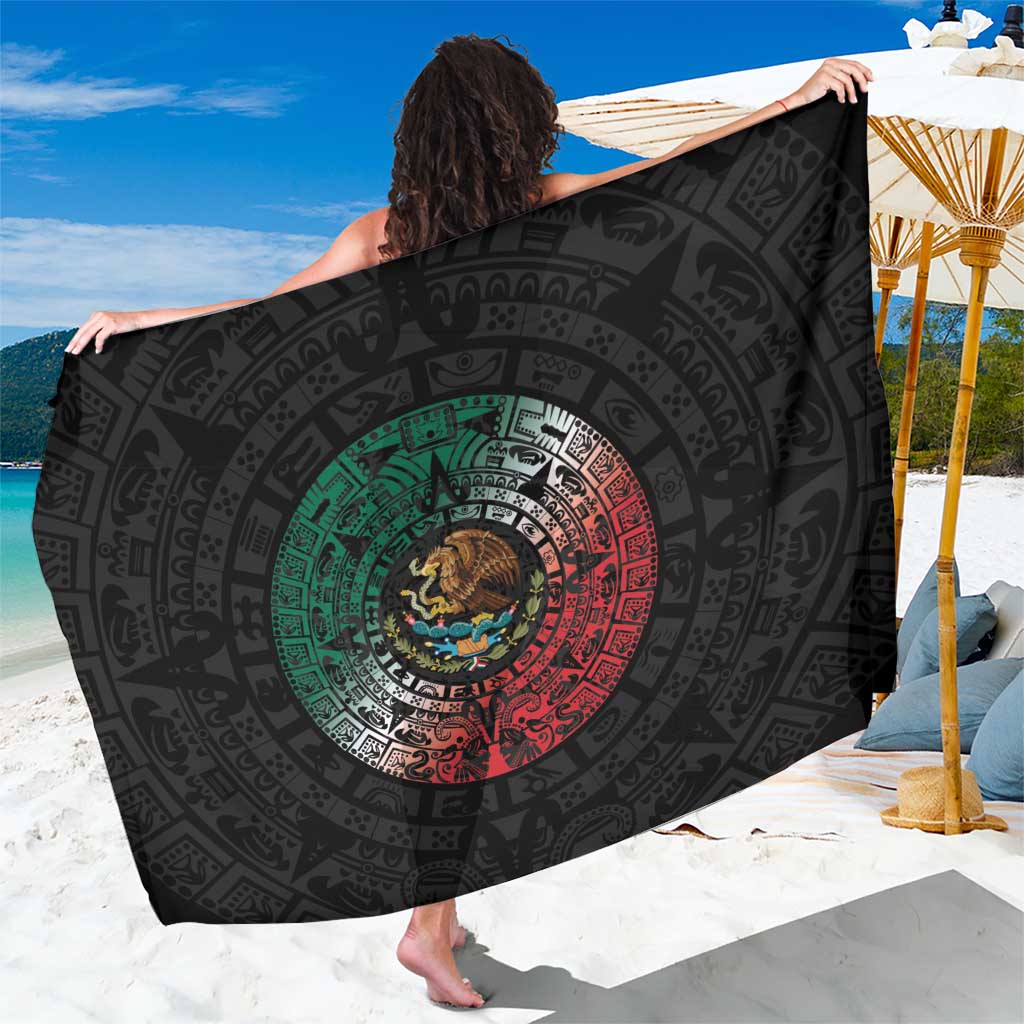 Mexican Aztec Circle Sarong Flag Color Unique Style