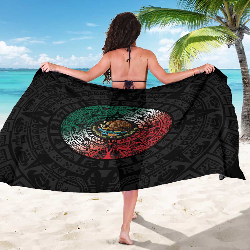 Mexican Aztec Circle Sarong Flag Color Unique Style