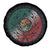 Mexican Aztec Circle Spare Tire Cover Flag Color Unique Style